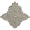 Ekena Millwork Melchor Diamond Ceiling Medallion (Canopies up to 4"), 67 1/4"W x 43 3/8"H x 4"ID x 2"P, Pearl White CM70X43MLPWS - alternate 2